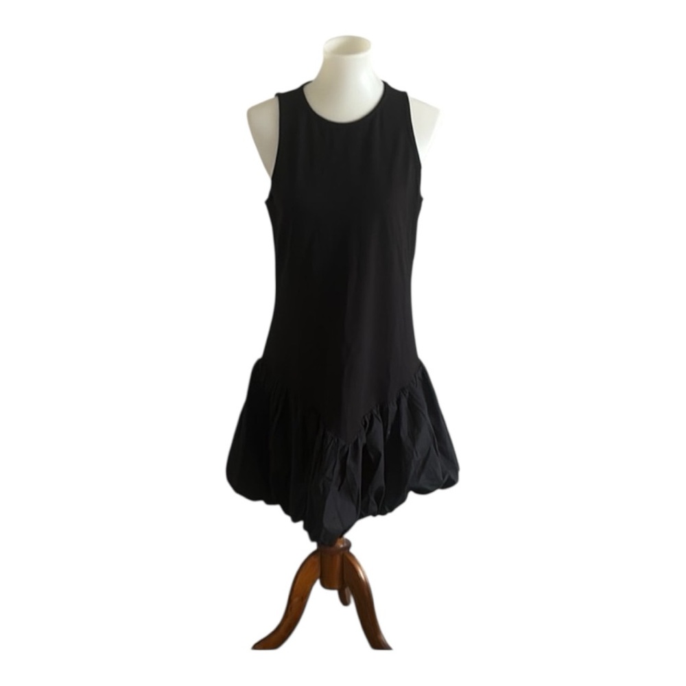 A New Day Black Ruffled Tiered Mini Dress
